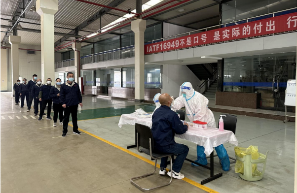 成功淮海發動機公司構築防疫安全線